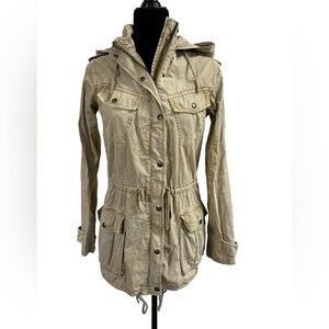 Aritzia Talula Trooper Jacket-Warm Sand